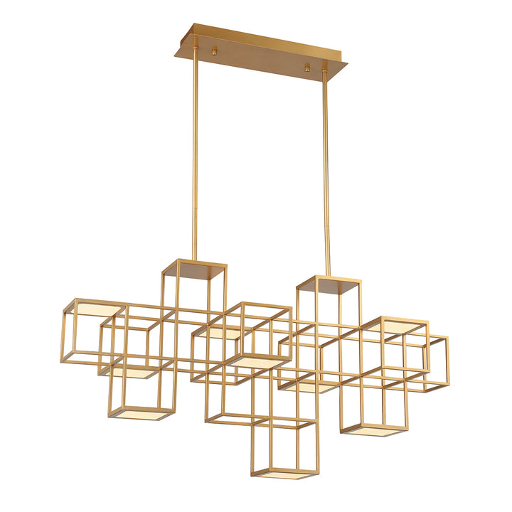 Eurofase Canada - 38258-015 - FERRO,9LT LINEAR LED CHA,GLD - FERRO - Gold
