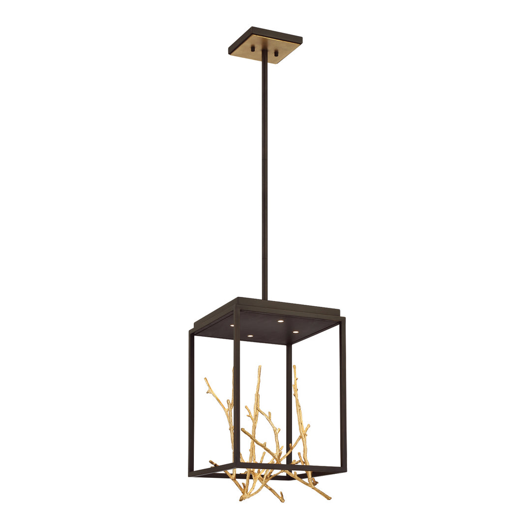 Aerie LED Chandelier in Gold-Black - available from The Lighting Shoppe, trusted by Canadian homeowners