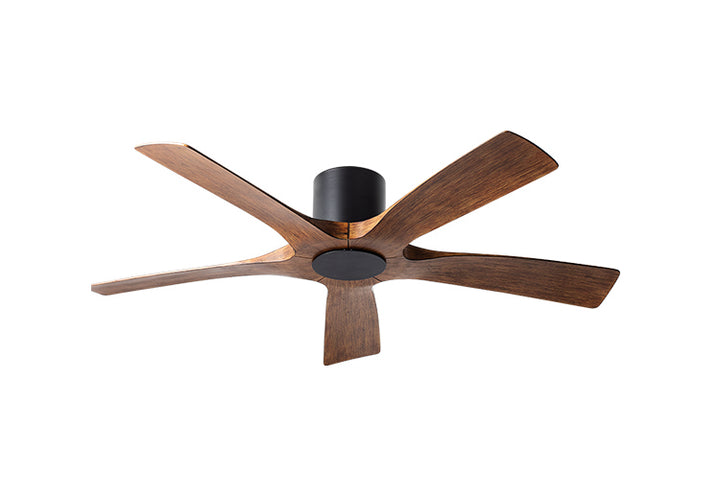 Modern Forms Fans Canada - FH-W1811-5-MB/DK - 54" Ceiling Fan - Aviator 5 - Matte Black/Distressed Koa