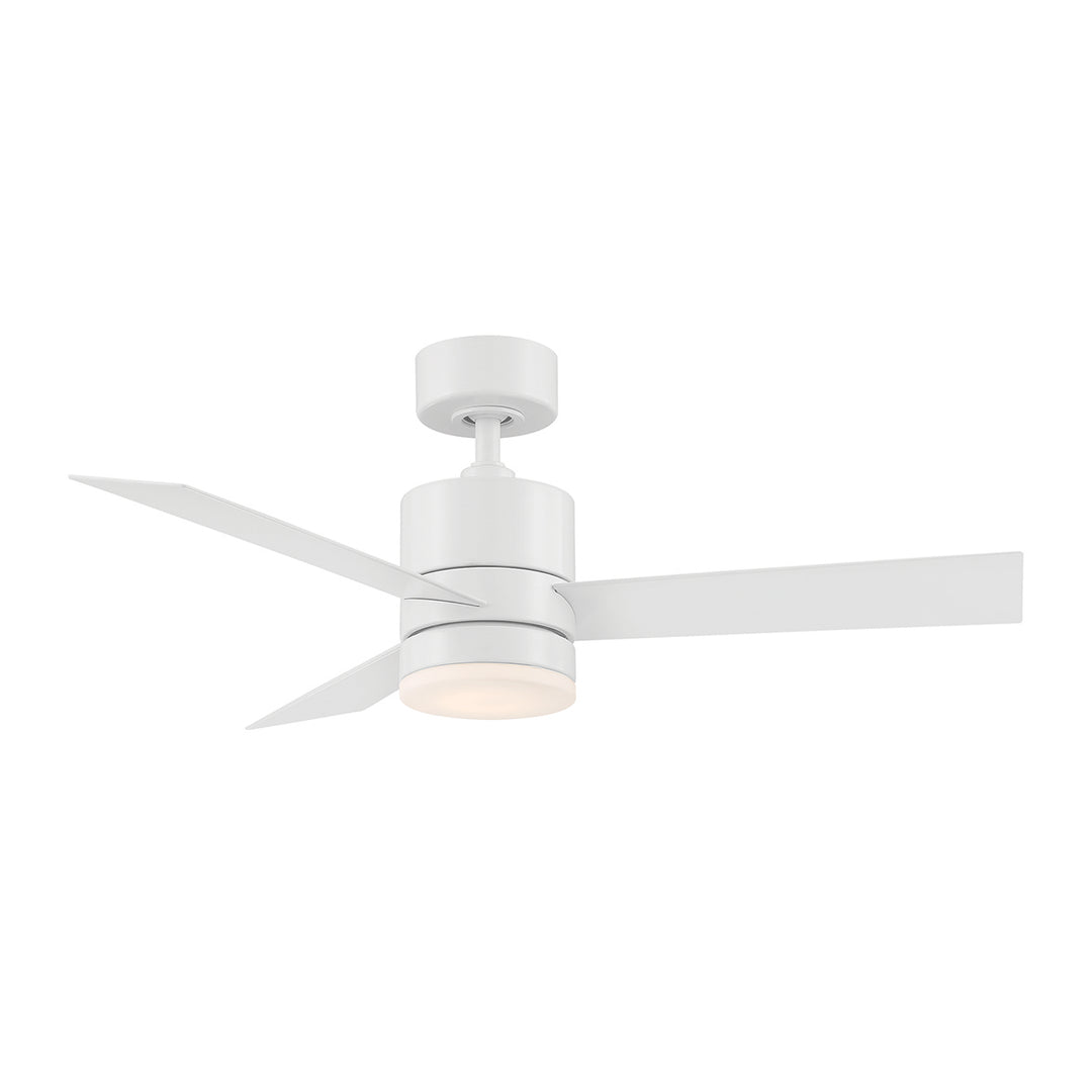Axis 44"Ceiling Fan in Matte White - available from The Lighting Shoppe, trusted by Canadian homeowners