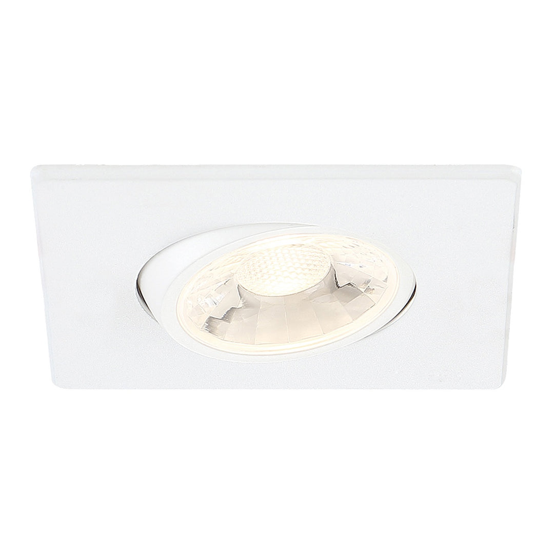 Eurofase Canada - 34892-30-02 - LED REC,3IN,SQ GMBL,8W,30K,WHT - 34892-30 - White
