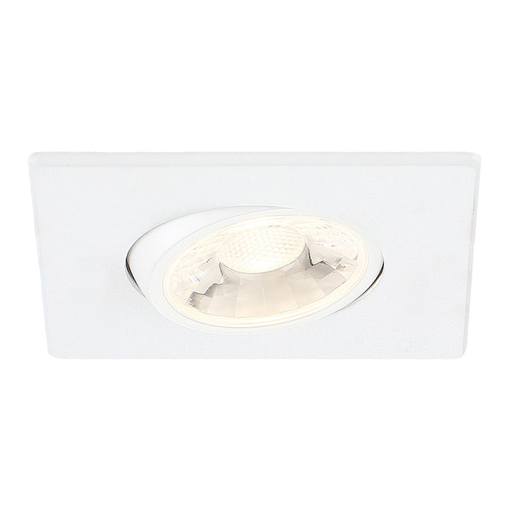 Eurofase Canada - 34892-30-02 - LED REC,3IN,SQ GMBL,8W,30K,WHT - 34892-30 - White