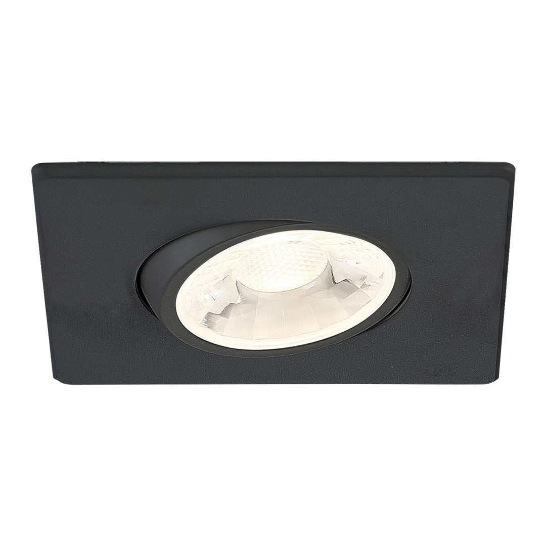 Eurofase Canada - 34892-40-01 - LED REC,3IN,SQ GMBL,8W,40K,BLK - 34892-40 - Black