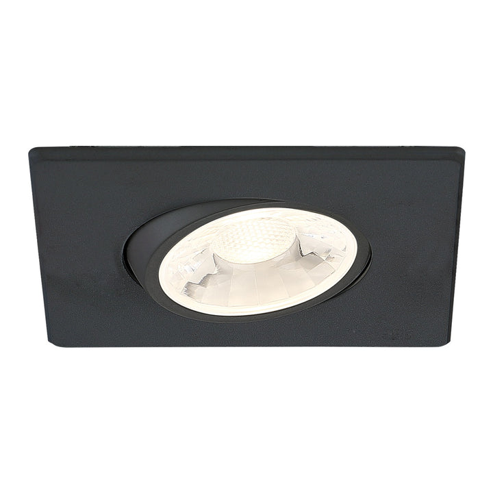 Eurofase Canada - 34892-40-01 - LED REC,3IN,SQ GMBL,8W,40K,BLK - 34892-40 - Black