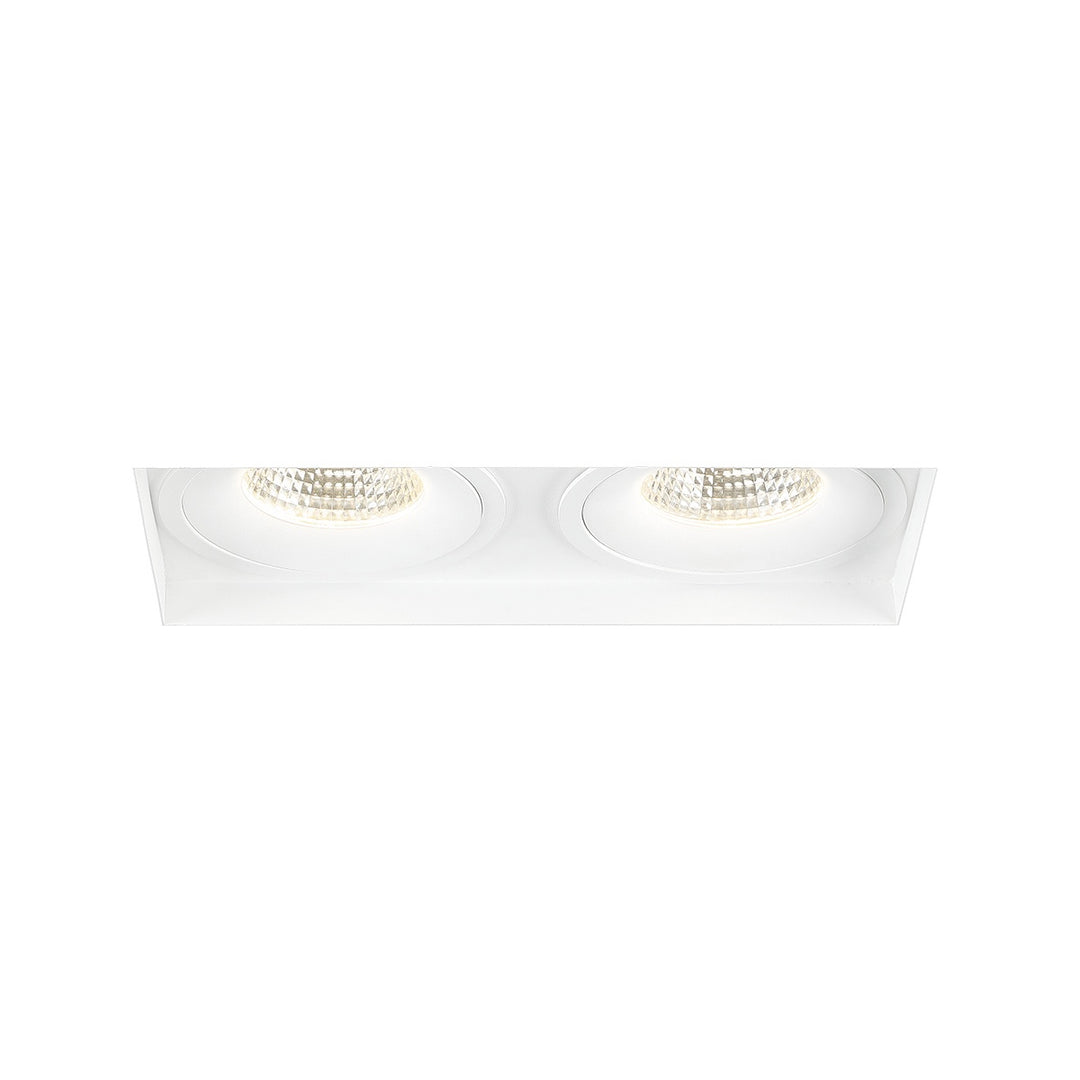 Amigo Two Light Downlight in White - available from The Lighting Shoppe, trusted by Canadian homeowners