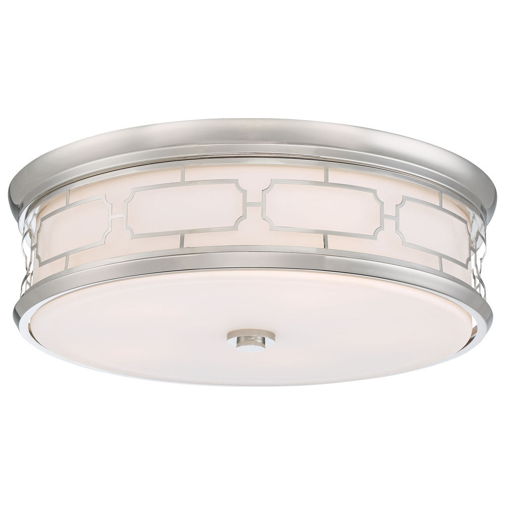 Flush Mount LED Flush Mount in Polished Nickel - available from The Lighting Shoppe, trusted by Canadian homeowners