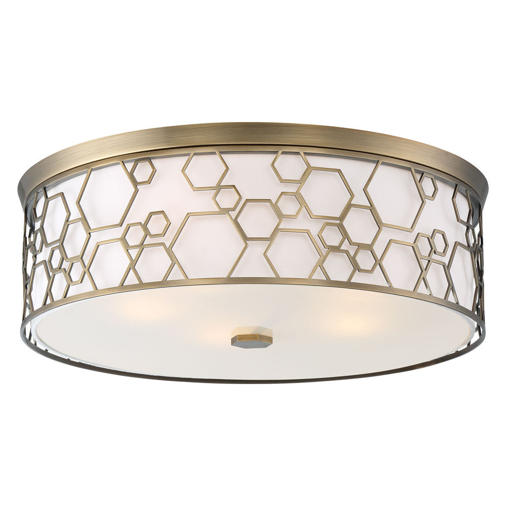 LED Flush Mount in Brushed Nickel - available from The Lighting Shoppe, trusted by Canadian homeowners