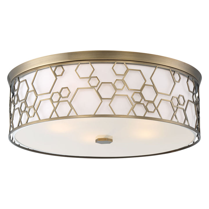 LED Flush Mount in Brushed Nickel - available from The Lighting Shoppe, trusted by Canadian homeowners