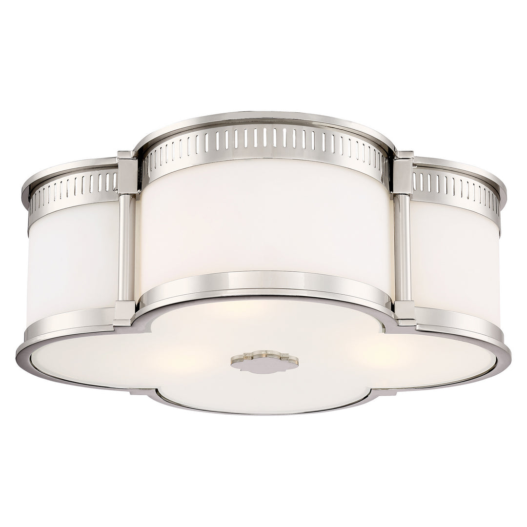 Flush Mount LED Flush Mount in Polished Nickel - available from The Lighting Shoppe, trusted by Canadian homeowners