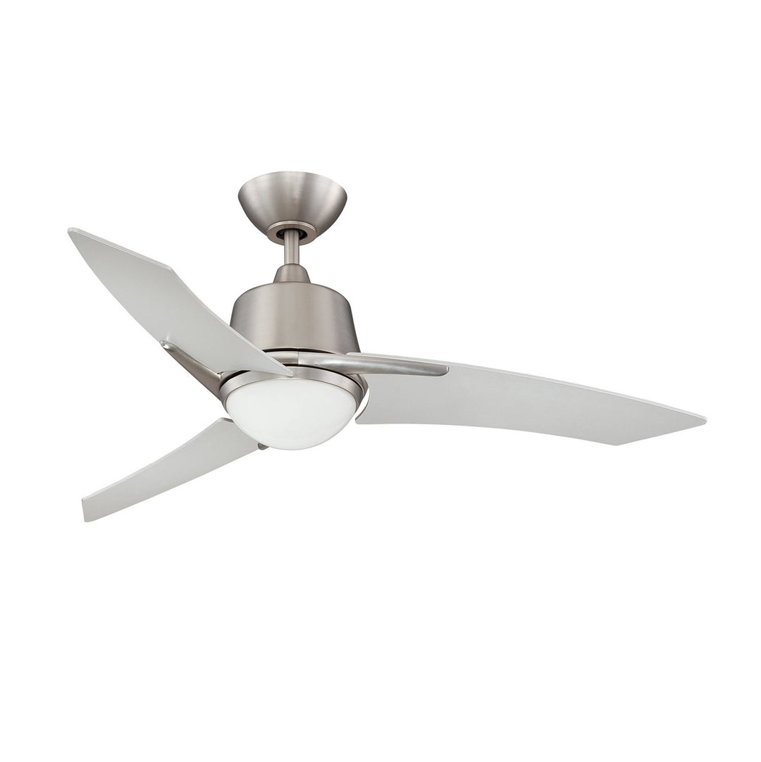 Scimitar Led 44"Ceiling Fan in Satin Nickel Kendal Canada