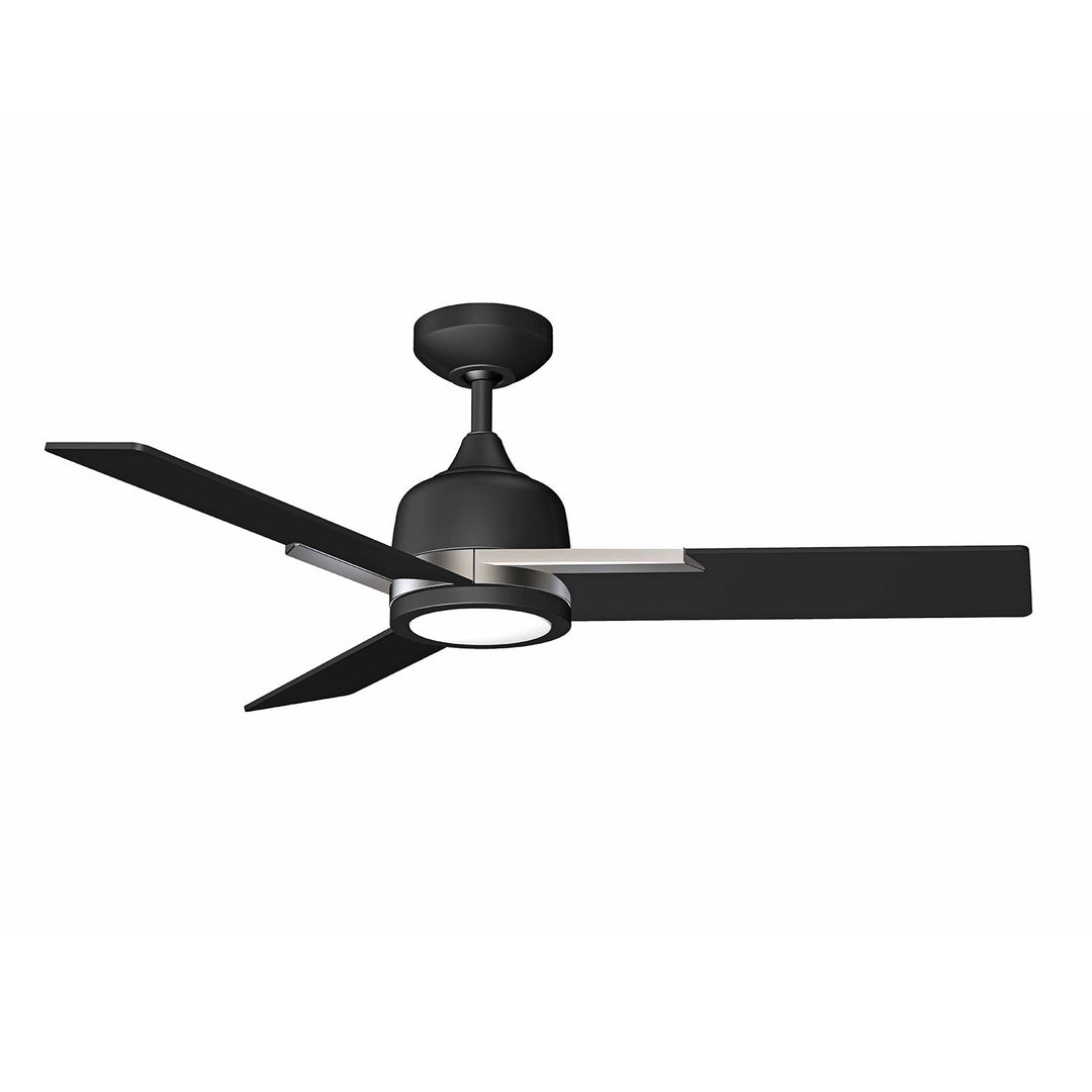 Triton-44 44"Ceiling Fan in Black & Satin Nickel Kendal Canada