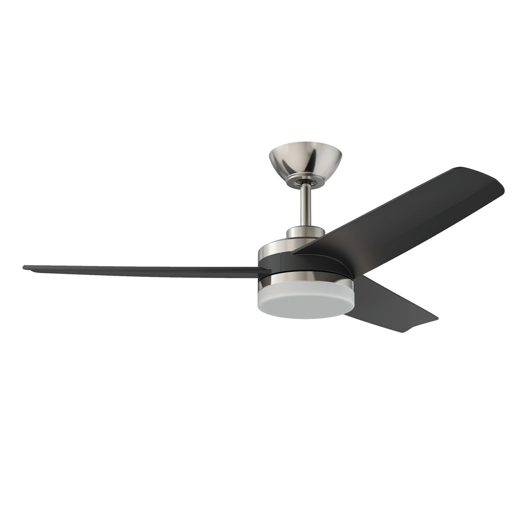 Kendal Canada - AC24344-SN/BLK - 44"Ceiling Fan - Sirocco - Satin Nickel & Black