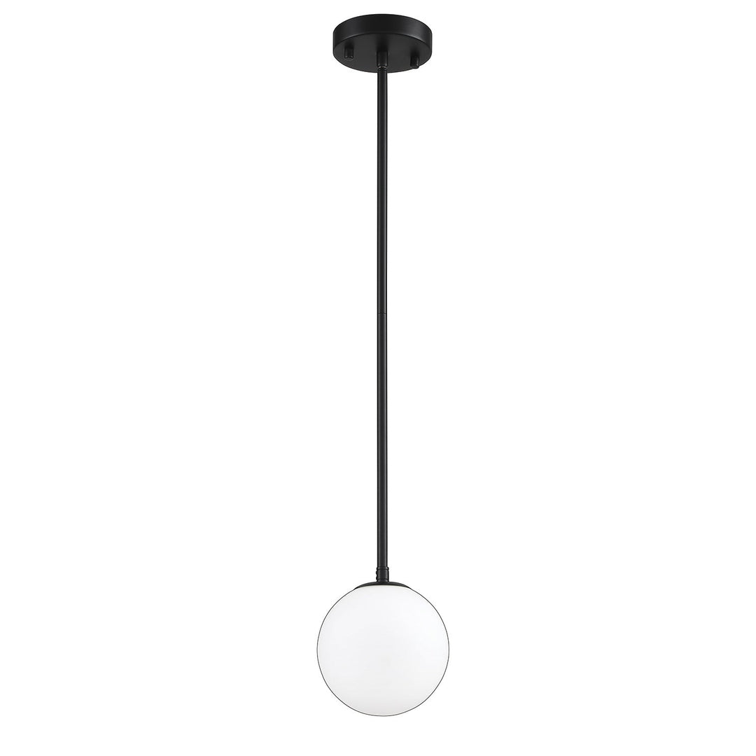 Phoenix One Light Pendant in Black Kendal Canada