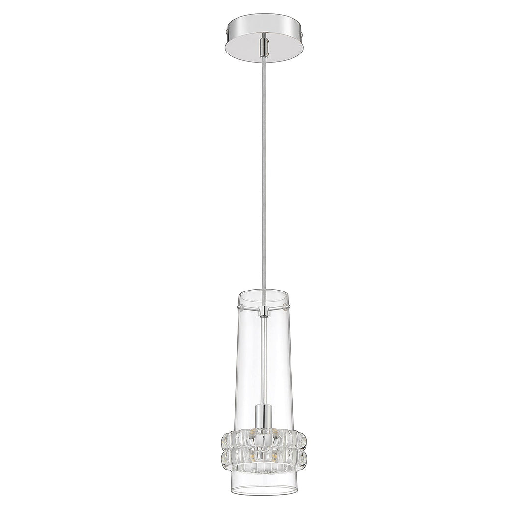 Cloe One Light Pendant in Chrome Kendal Canada