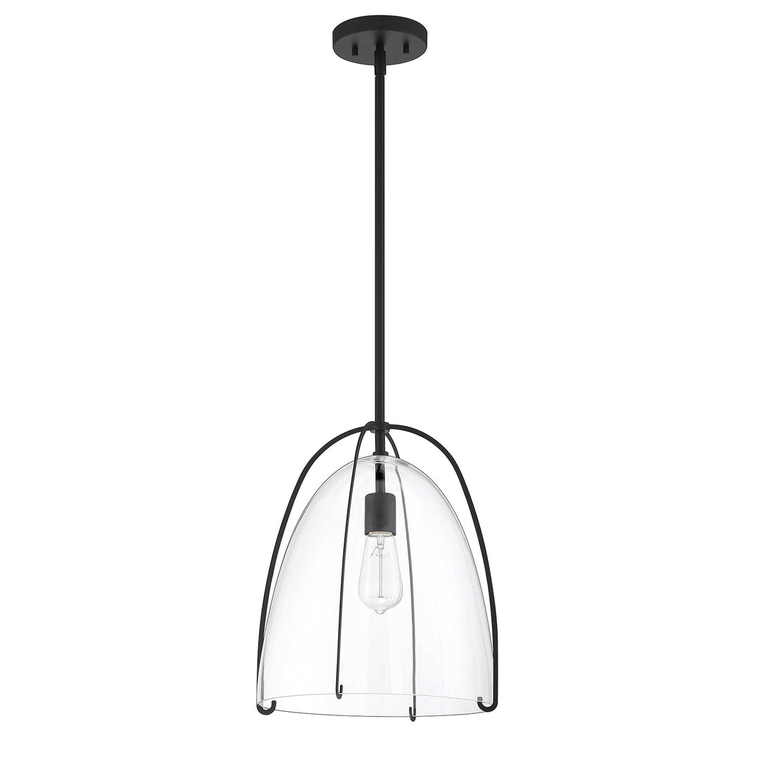 Solana One Light Pendant in Black Kendal Canada