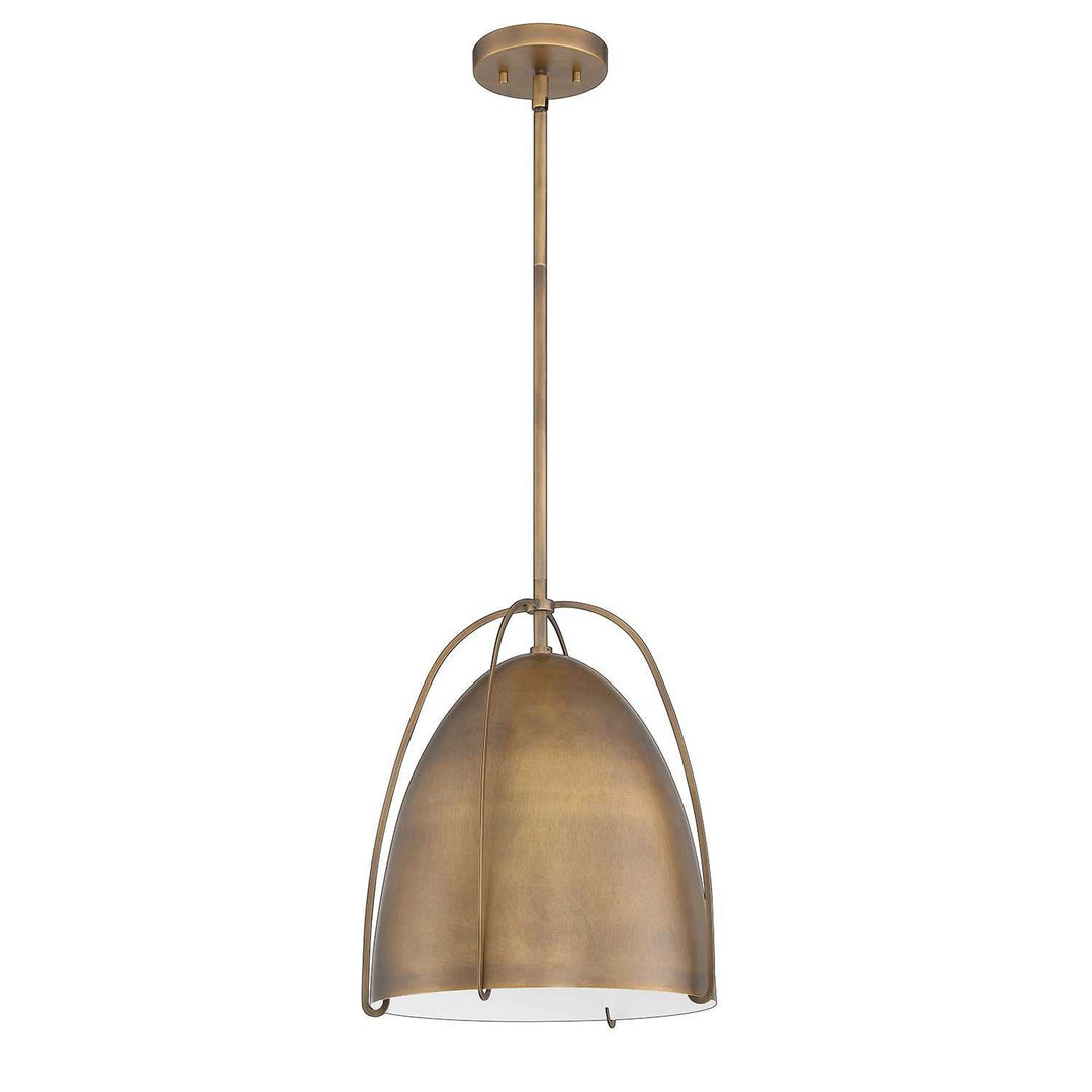 Alina One Light Pendant in Brass Kendal Canada