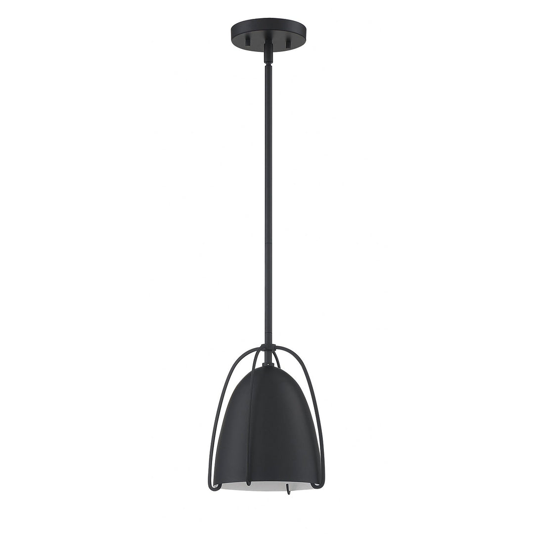 Alina Mini One Light Pendant in Black Kendal Canada