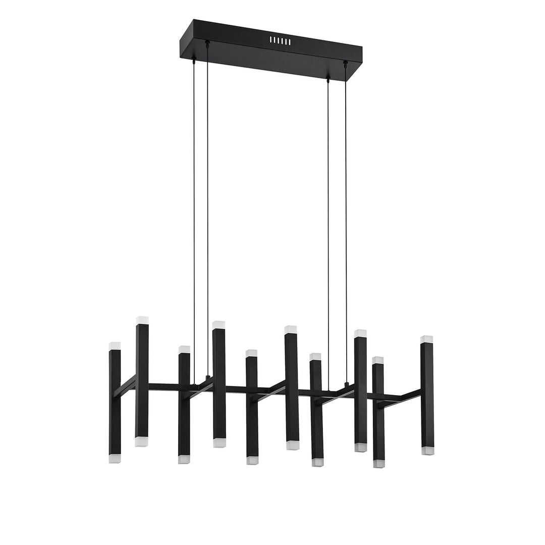 Verticals LED Pendant in Black Kendal Canada