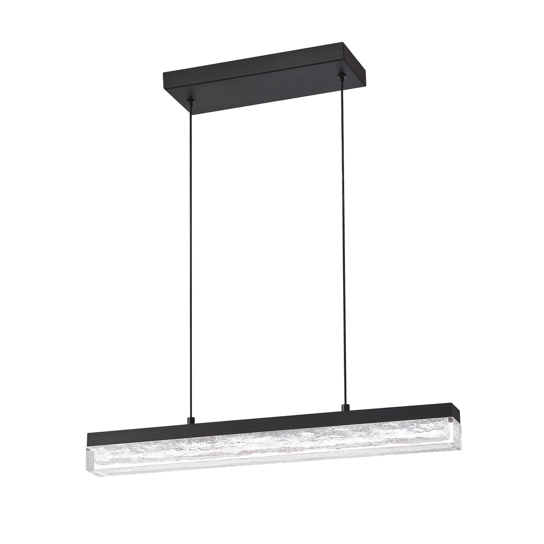 Black Ice LED Pendant in Black Kendal Canada