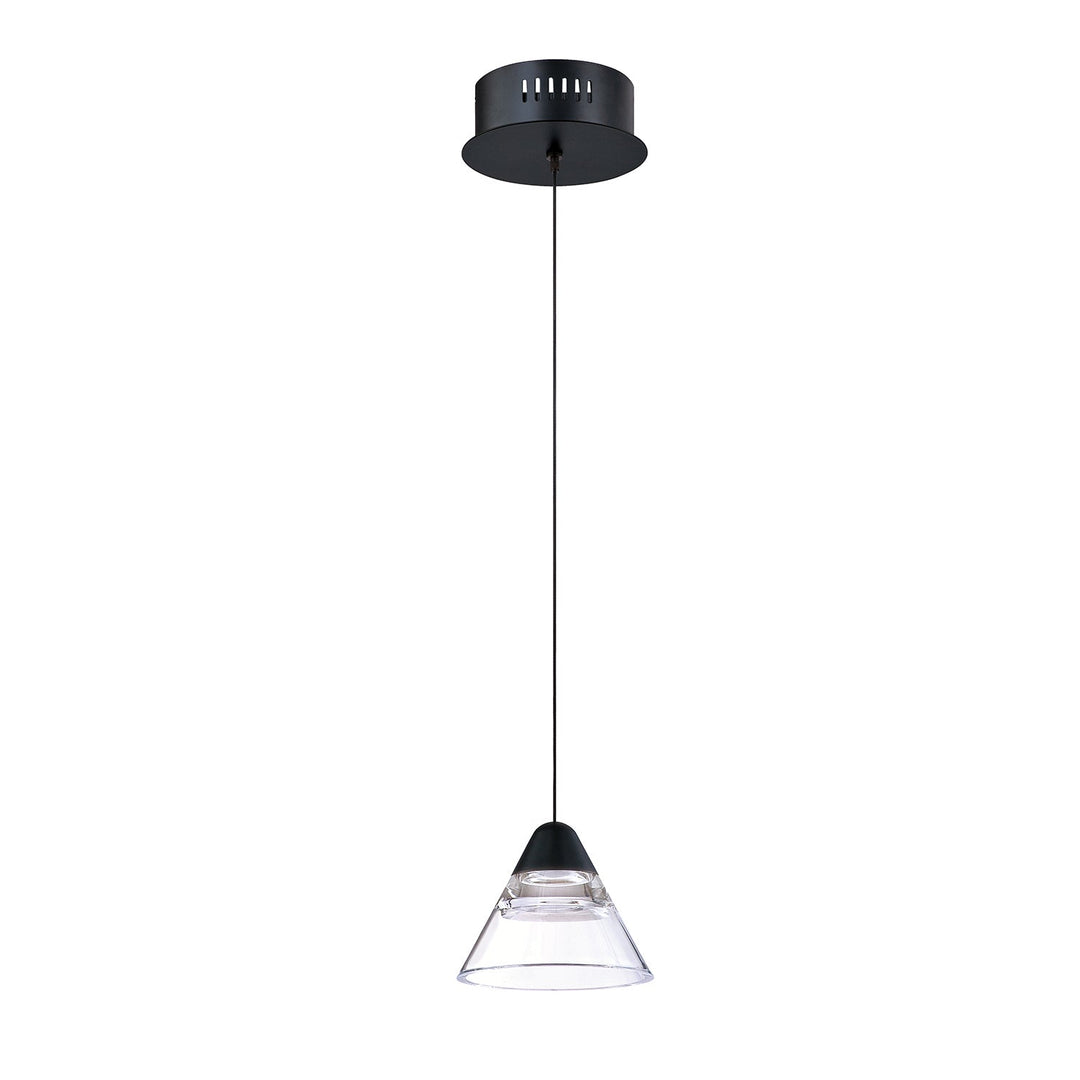 Geo LED Pendant in Black Kendal Canada