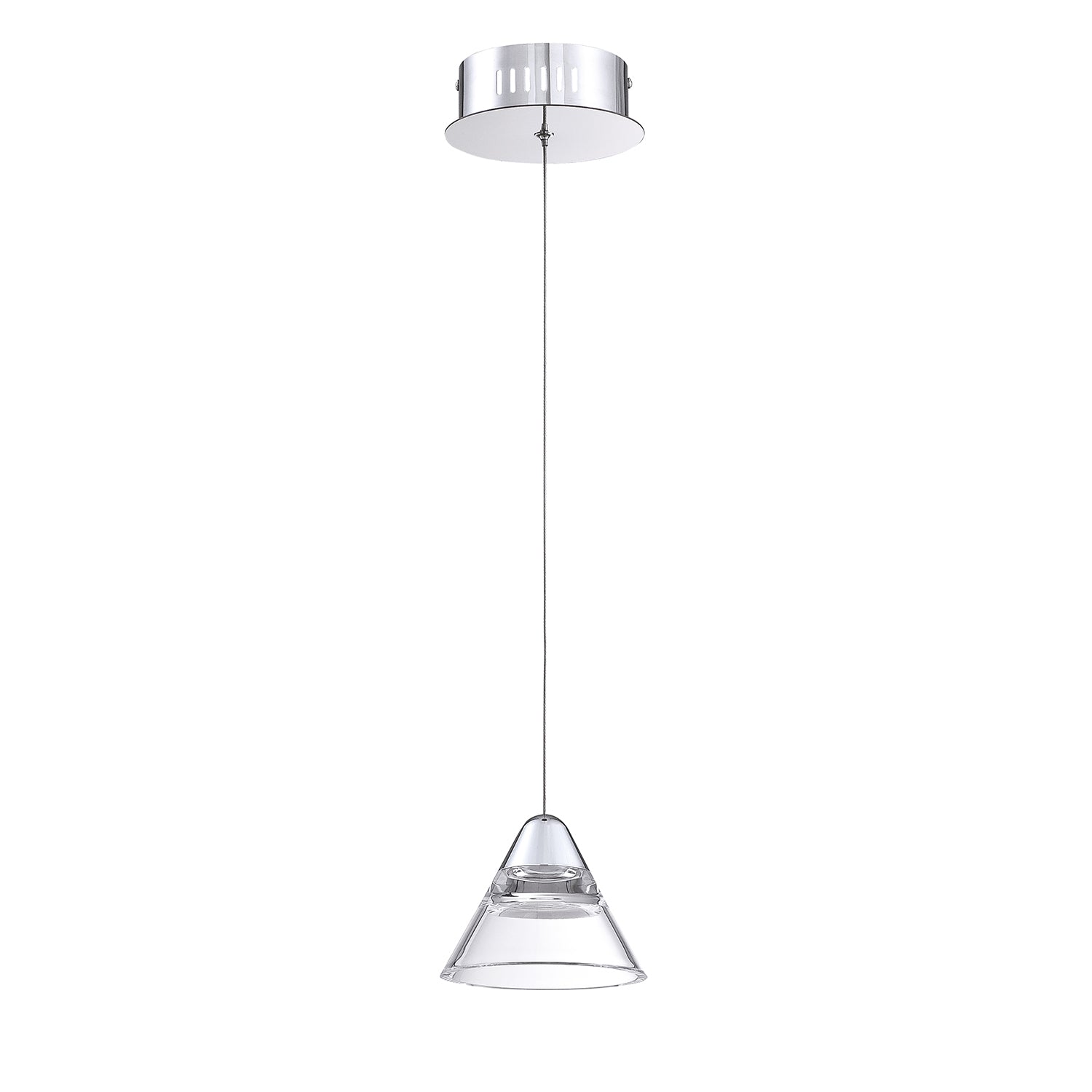 Geo LED Pendant in Chrome by | The Lighting Shoppe Canada ...