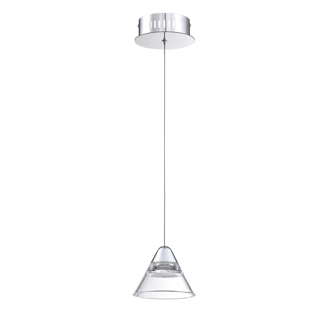 Geo LED Pendant in Chrome Kendal Canada