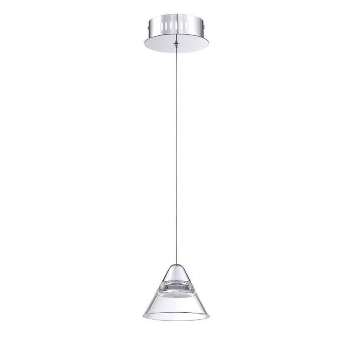 Geo LED Pendant in Chrome Kendal Canada
