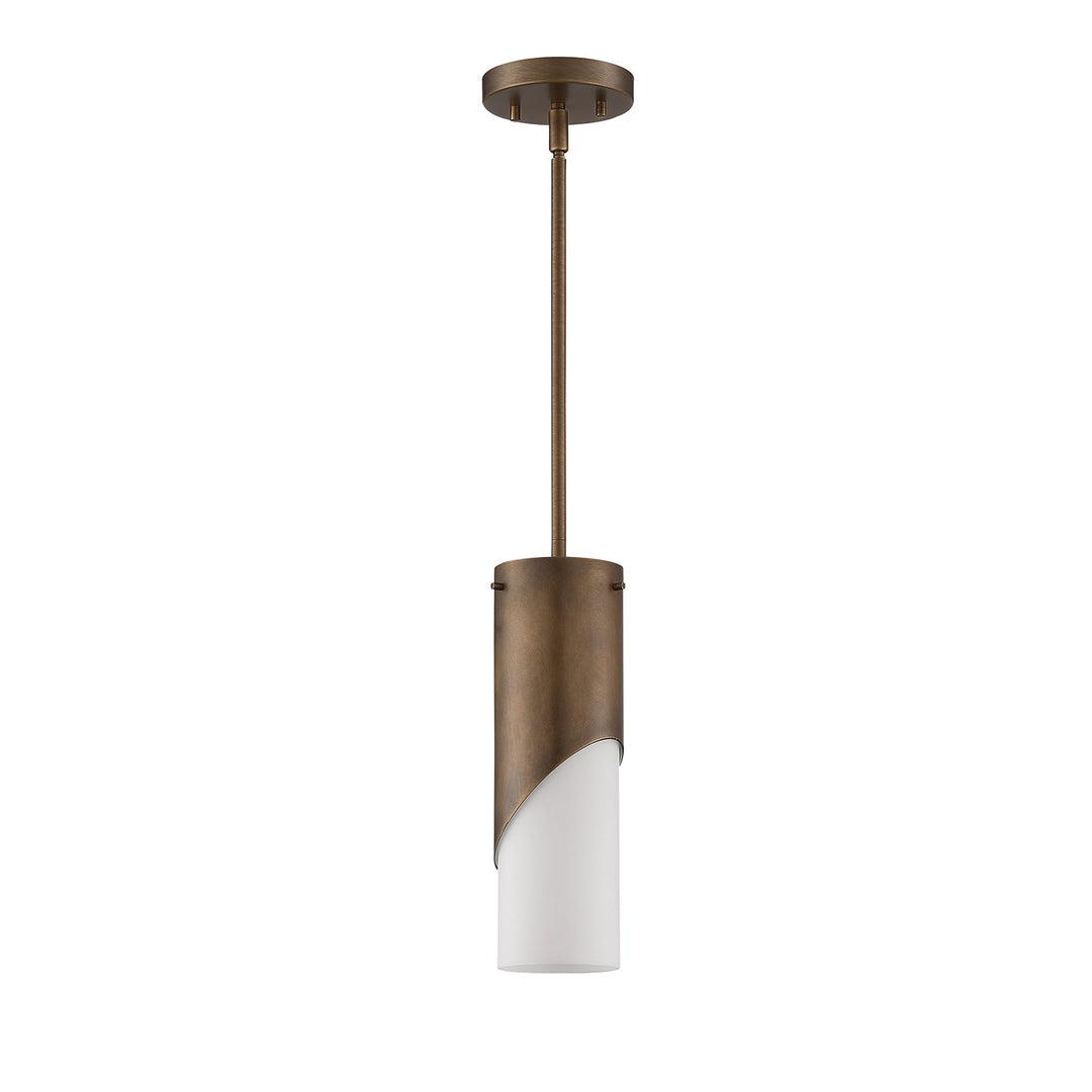 Callisto One Light Pendant in Brass Kendal Canada