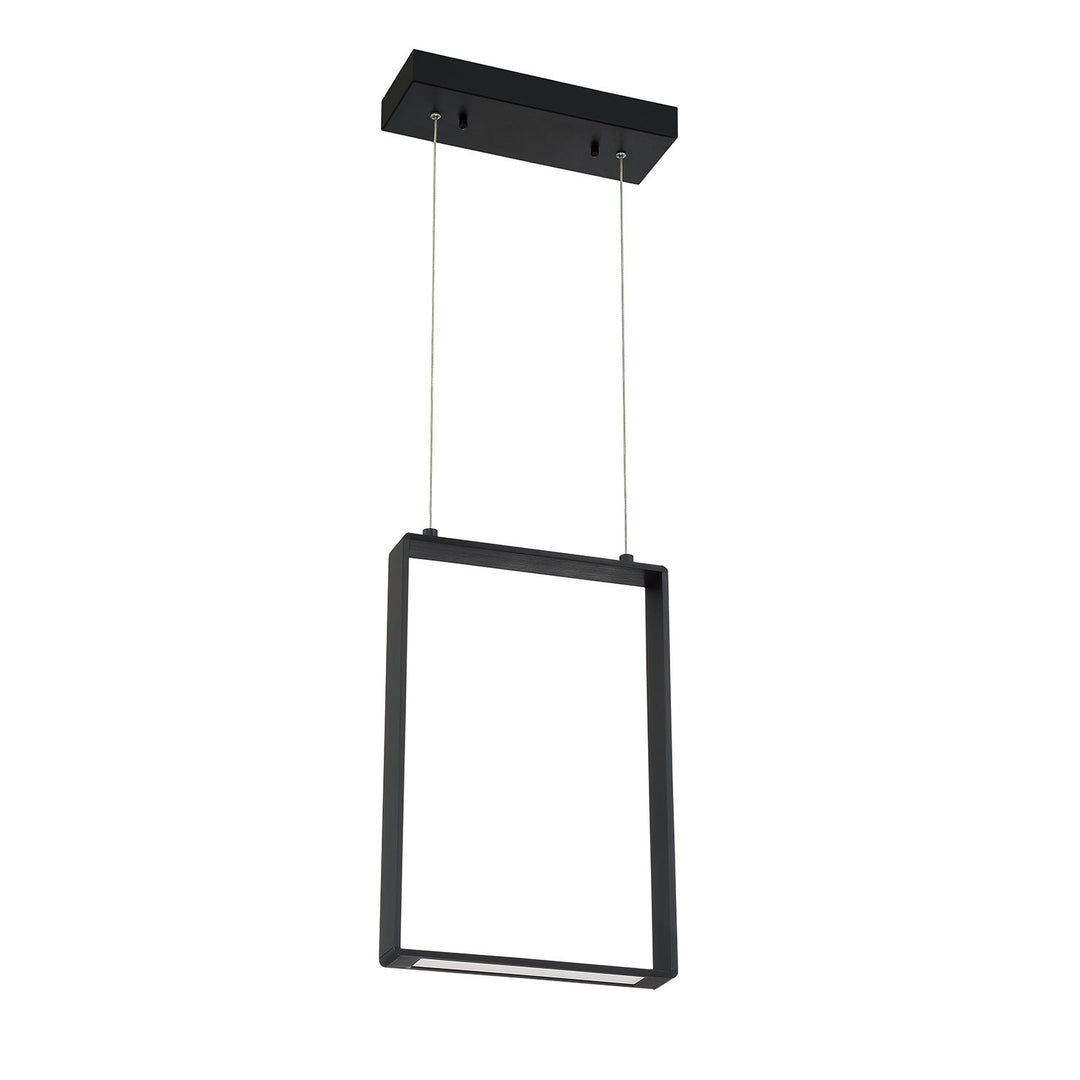 Quadron LED Pendant in Black Kendal Canada