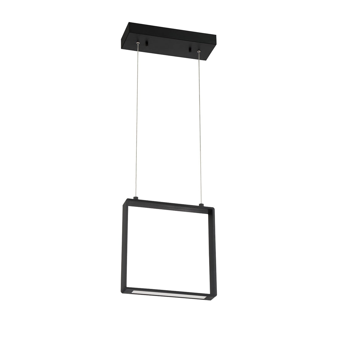 Quadron LED Pendant in Black Kendal Canada