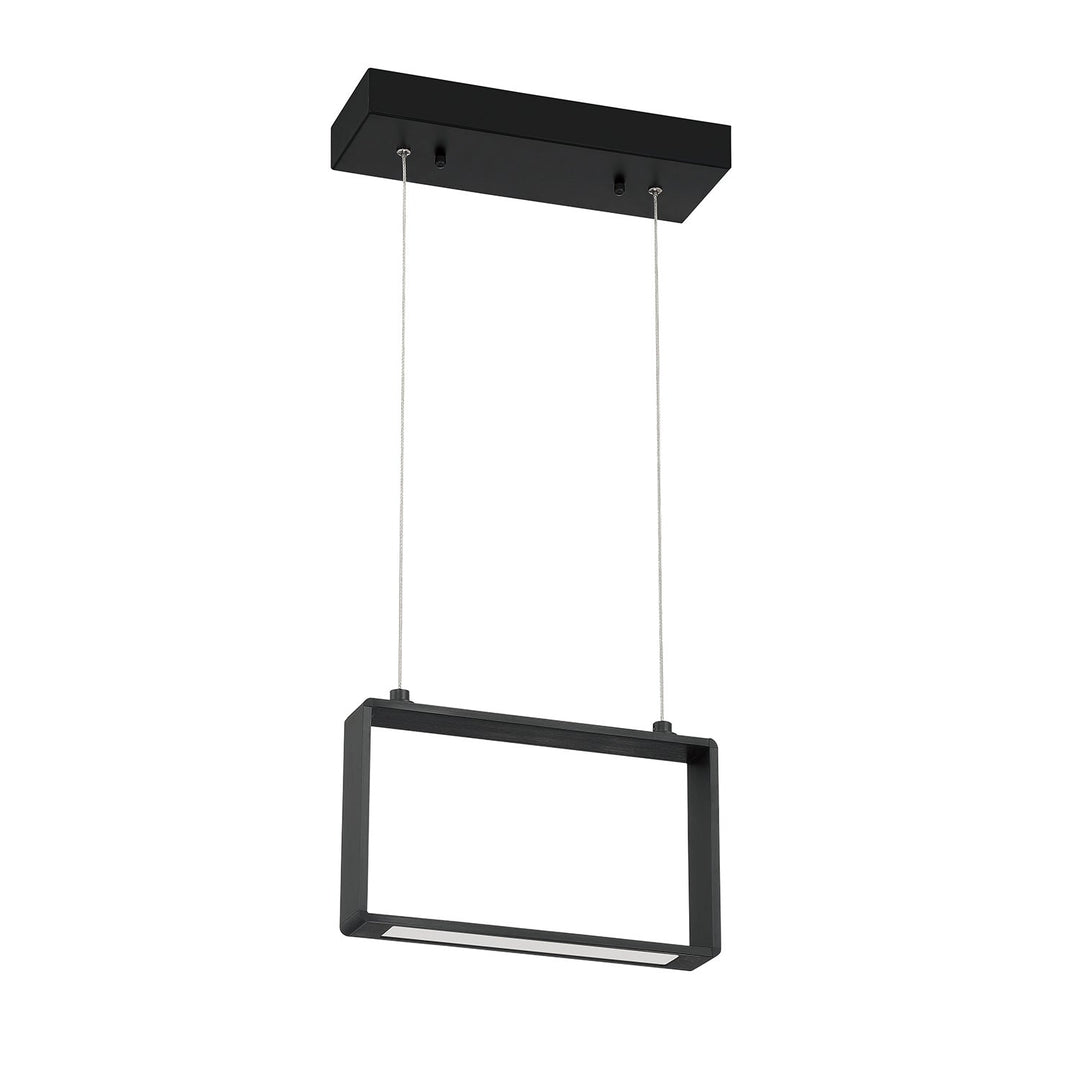 Quadron LED Pendant in Black Kendal Canada