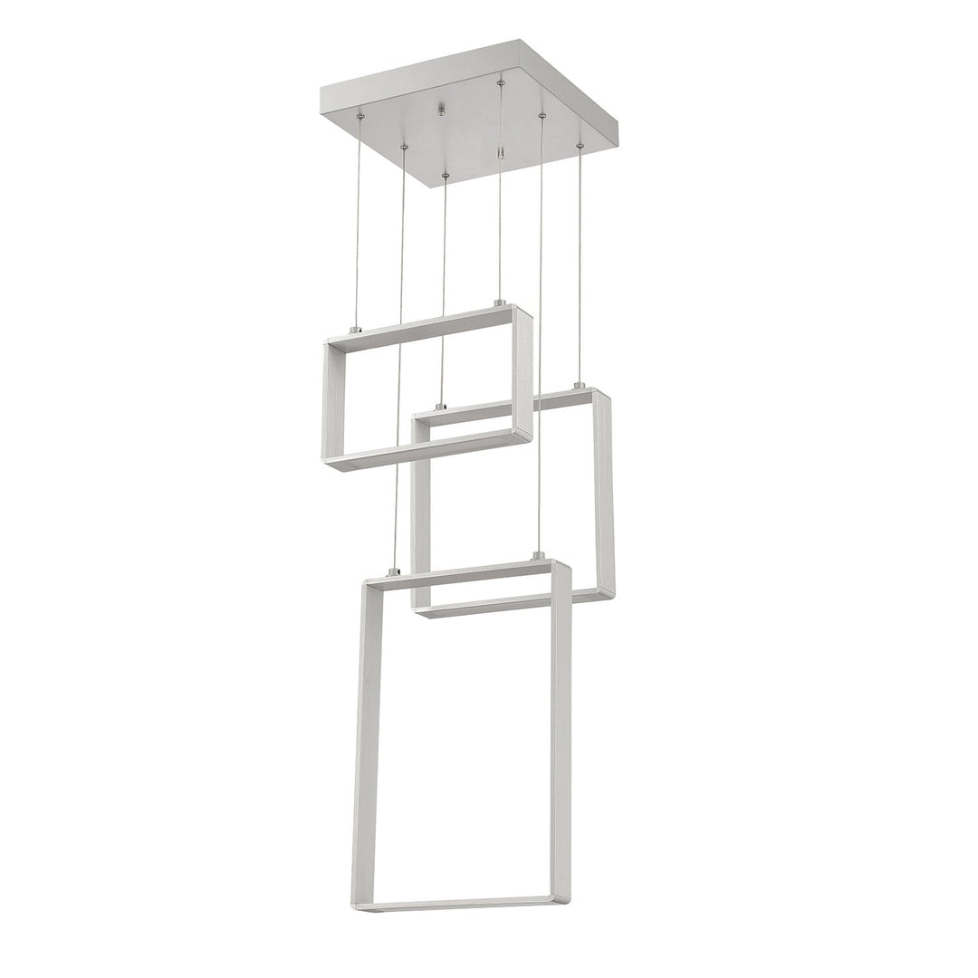 Quadron LED Pendant in Aluminum Kendal Canada