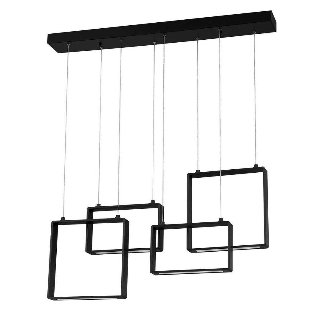 Quadron LED Pendant in Black Kendal Canada