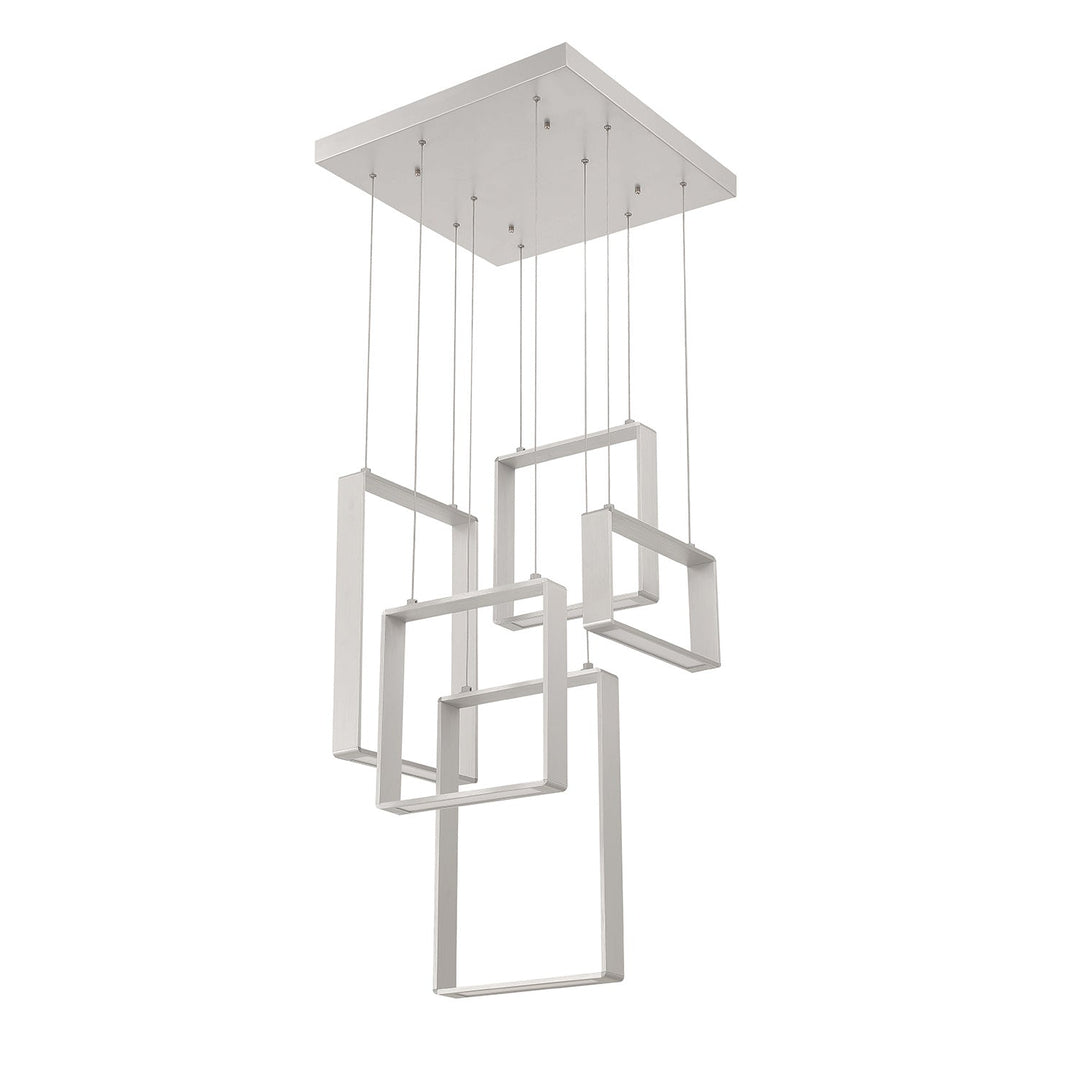 Quadron LED Pendant in Aluminum Kendal Canada