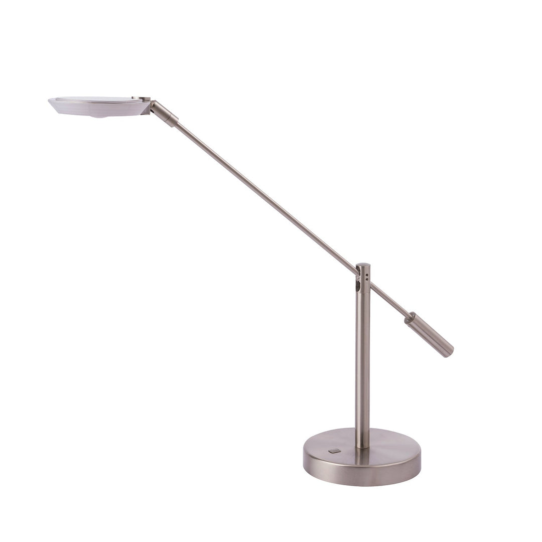 Iggy Led Desk Lamp in Satin Nickel Kendal Canada