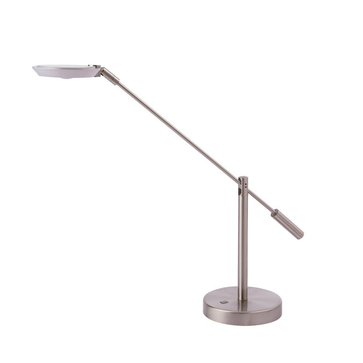 Iggy Led Desk Lamp in Satin Nickel Kendal Canada