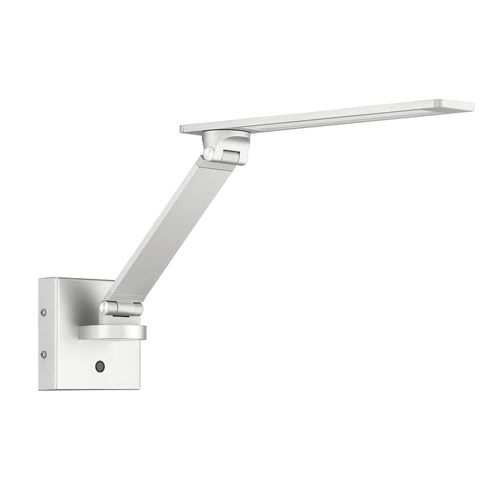 Arc LED Swing Arm Wall Lamp in Aluminum Kendal Canada