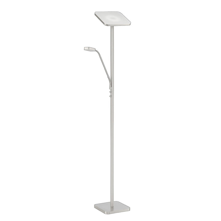 Ella LED Torchiere in Satin Nickel Kendal Canada