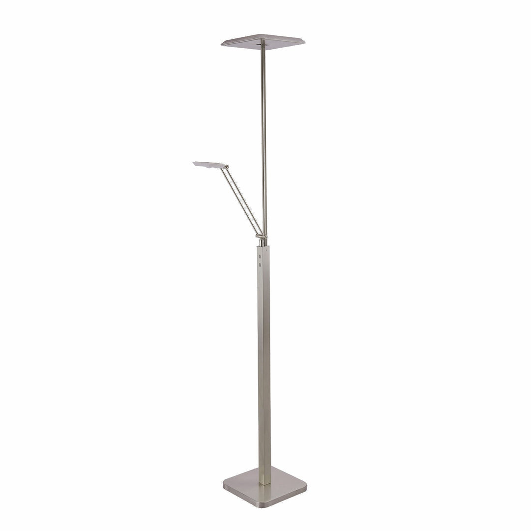 Ibiza LED Torchiere in Satin Nickel Kendal Canada