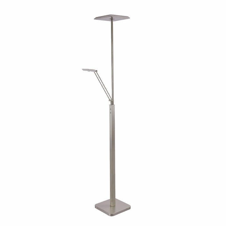 Ibiza LED Torchiere in Satin Nickel Kendal Canada
