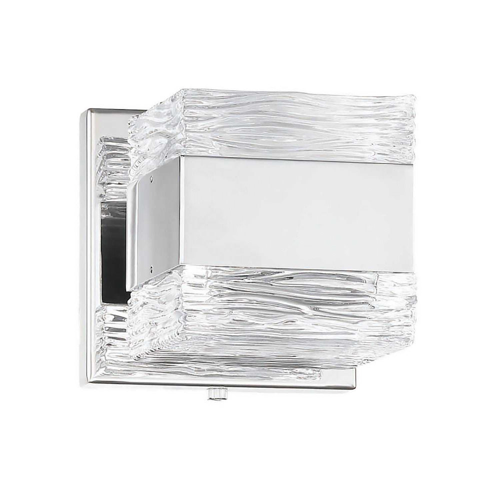 Cubix Four Light Vanity in Chrome Kendal Canada