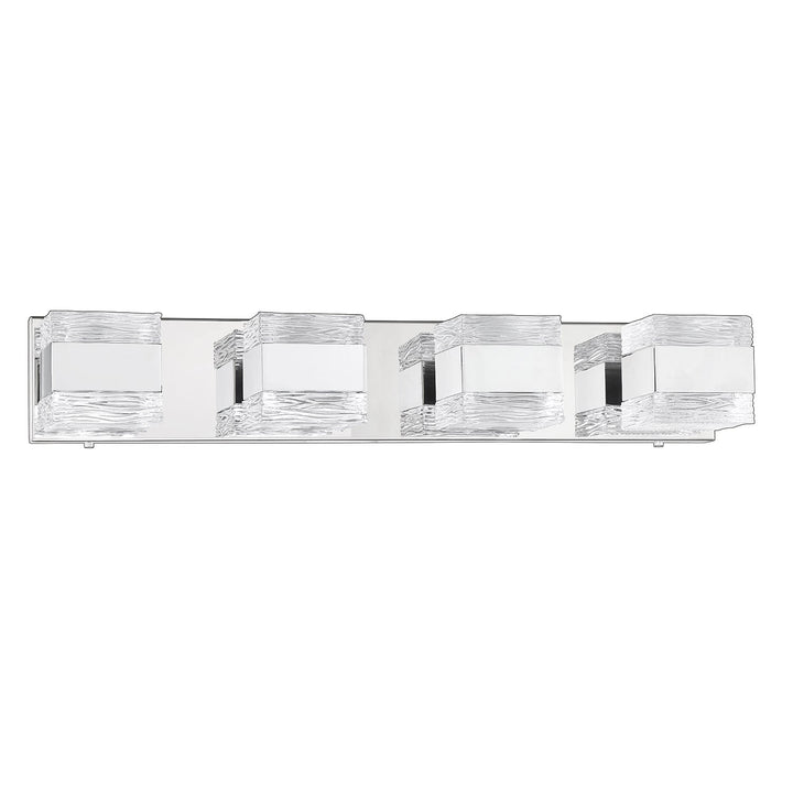 Cubix Four Light Vanity in Chrome Kendal Canada