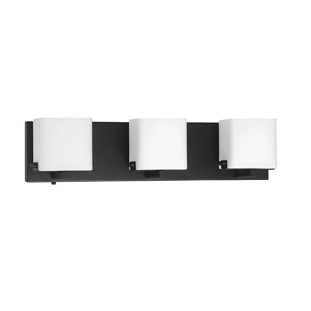 Vega Three Light Vanity in Black Kendal Canada