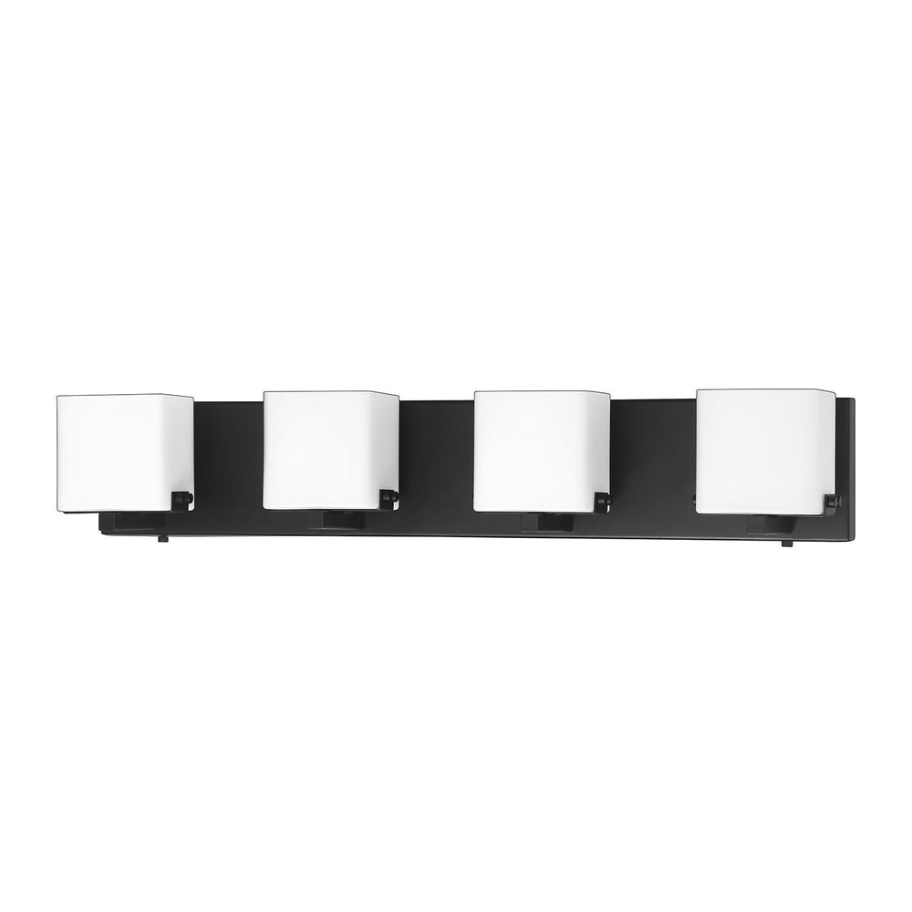 Vega Four Light Vanity in Black Kendal Canada