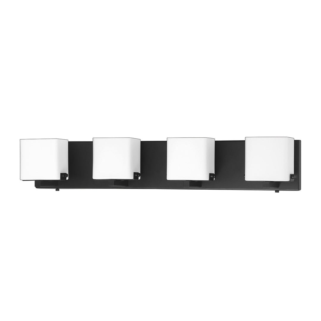 Vega Four Light Vanity in Black Kendal Canada