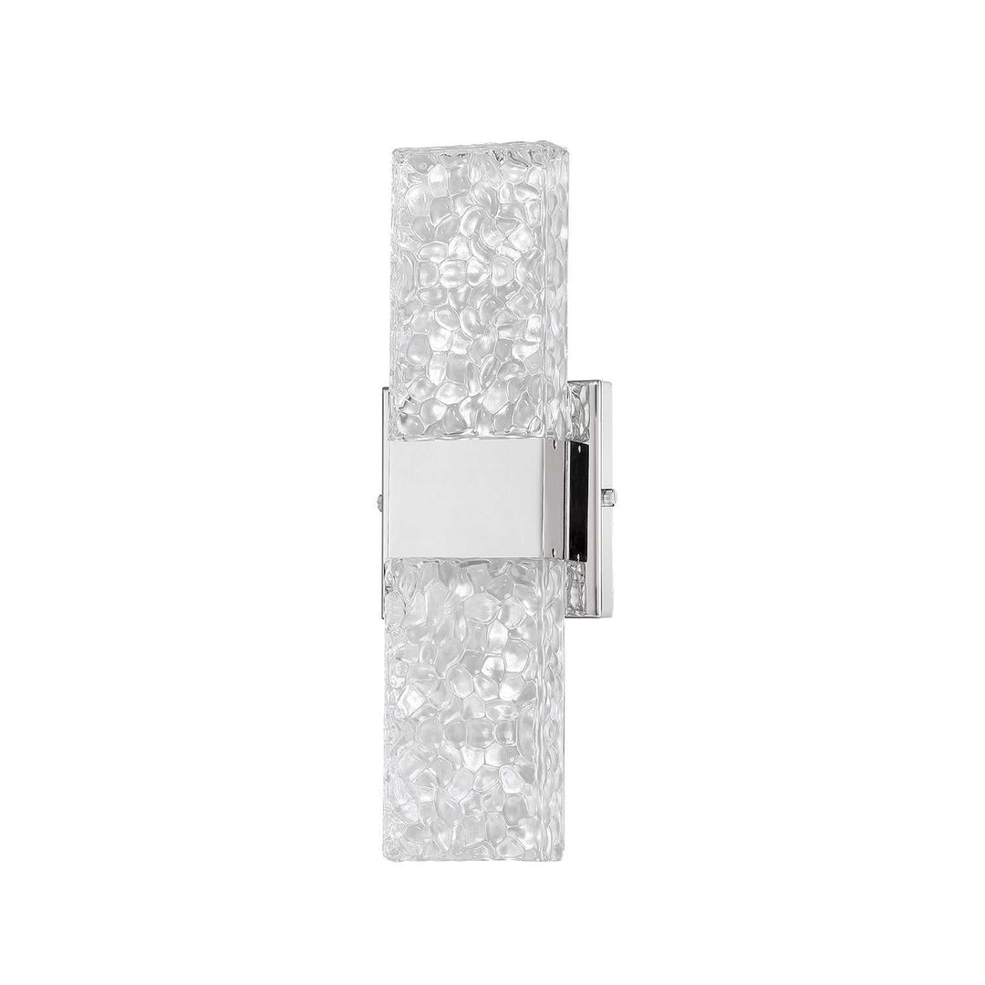 Glacier LED Vanity Light in Chrome Kendal Canada