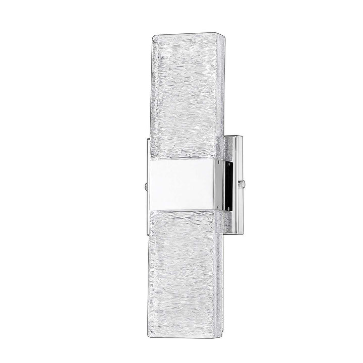 Glacier LED Vanity Light in Chrome Kendal Canada