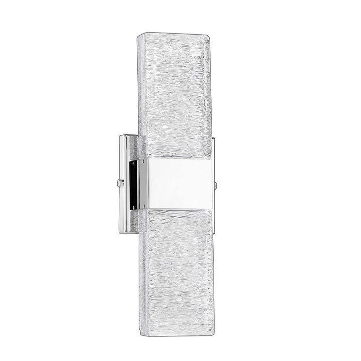 Glacier LED Vanity Light in Chrome Kendal Canada