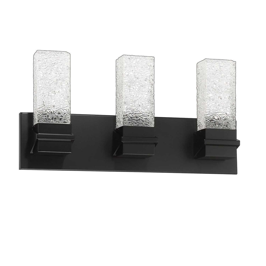 Ice LED Vanity Light in Black Kendal Canada