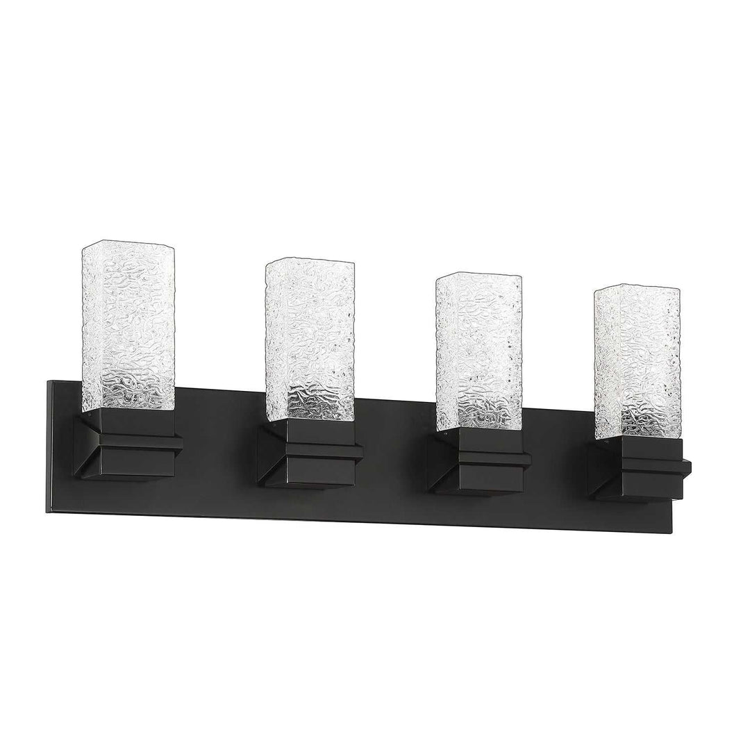 Ice LED Vanity Light in Black Kendal Canada
